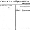 New York World's Fair Photograph Released for Reproduction