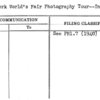 New York World's Fair Photography Tour--Information Req.