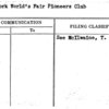 New York World's Fair Pioneers Club