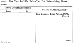 New York World's Fair-Plan for Determining Theme