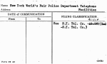 New York World's Fair Police Department Telephone Facilities