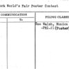 New York World's Fair Poster Contest