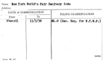 New York World's Fair Sanitary Code