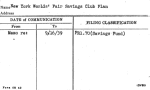 New York World's Fair Savings Club Plan