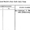 New York World's Fair Soft Ball Team