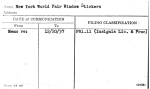 New York World Fair Window Stickers