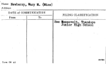 Newberry, Mary M. (Miss)