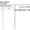 Newburger, Morris