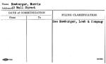 Newburger, Morris