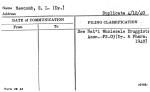 Newcomb, E.L. (Dr.) Duplicate 4/12/40