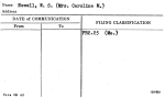 Newell, W.S. (Mrs. Caroline M.)