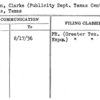 Newlon, Clarke (Publicity Dept. Texas Cent. Expos.)