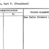 Newman, Carl V. (President)
