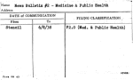 News Bulletin #2 - Medicine & Public Health