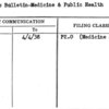 News Bulletin-Medicine & Public Health
