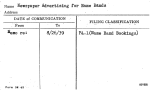 Newspaper Advertising for Name Bands