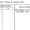 1940 Fair--Change in Opening Date