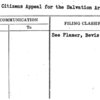 1938 Citizens Appeal for the Salvation Army