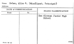 Nolan, Alice G. (Miss) (Asst. Principal)