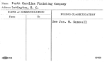 North Carolina Finishing Company