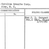 North Carolina Granite Corp.