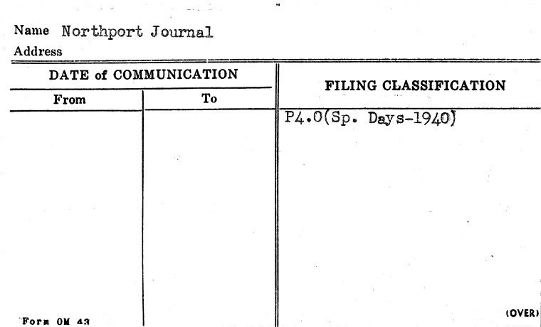Northport Journal - NYPL Digital Collections