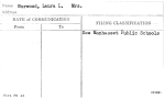 Norwood, Laura L. Mrs.