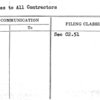 Notices to All Contractors