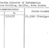 Nova Scotia Director of Information
