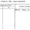 Noyes, Frank B. (Mrs. Janet Newbold)