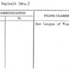 Noyes, Reginald (Mrs.)