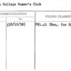 Oberlin College Women's Club