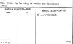 Objective Teaching Materials and Techniques