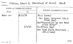 O'Brian, Robert E. (Secretary of State) (Dr.)