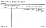 O'Brien, Barbara A. (Miss)