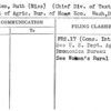 O'Brien, Ruth (Miss) (Cheif Div. of Textiles & Clothing)