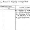 O'Brien, Thomas E. Company Incorporated