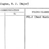 O'Callaghan, W.J. (Major)