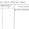 O'Connell, John E. (City Pass. Agent)