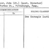 O'Connor, John (Jr.) (Asst. Director)