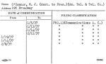 O'Connor, W.J. (Asst. to Pres.) (Am. Tel. & Tel. Co.)