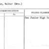 O'Connor, Walter (Mrs.)