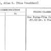 Odell, Allan G. (Vice President)