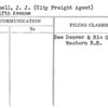 O'Donnell, J.J. (City Freight Agent)