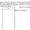 O'Donohoe, John F. (Pres.) Petroleum Producers Co.
