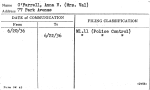 O'Farrell, Anna V. (Mrs. Val)