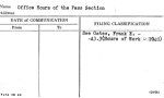 Office Hours of the Pass Section