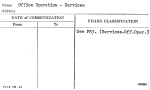 Office Operation - Services