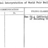 Official Interpretation of World Fair Building Code