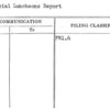 Official Luncheons Report